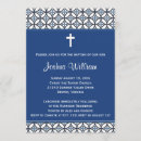 Search for royal blue christening invitations Boy