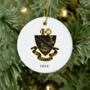 Search for emblem christmas tree decorations College business fraternity member