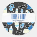 Search for blue grey baby shower stickers Boy