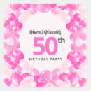 Search for balloons on 40th birthday stickers For her