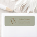 Search for gold calligraphy return address labels Basic