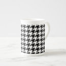 Search for black white pattern mugs Vintage