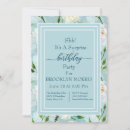 Search for lace birthday invitations White