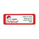 Search for gnome return address labels Red and white