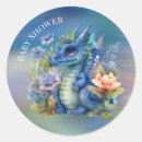 Search for blue dragon stickers Baby shower