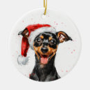 Search for mini christmas tree decorations Dog