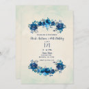 Search for blue flowers birthday invitations Party