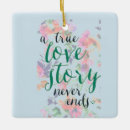 Search for true love christmas tree decorations Bride and groom