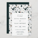 Search for emerald blue wedding invitations Simple