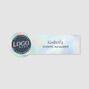 Search for holographic name tags Retail