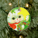 Search for vintage cat christmas tree decorations Retro