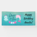 Search for under the sea banners Girls birthday