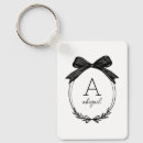 Search for bow key rings Black and white