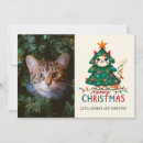Search for funny cat christmas cards Meowy