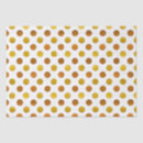 Search for gold polka dot tissue paper White