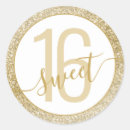 Search for yellow glitter stickers Gold