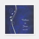 Search for blue and silver napkins Bridal shower