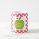 Search for teacher apple mugs Polka dot