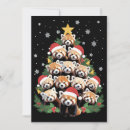 Search for red panda christmas cards Xmas