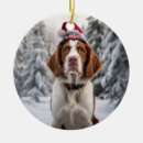 Search for brittany spaniel christmas tree decorations Puppy
