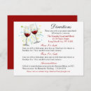 Search for wine glass wedding invitations Red