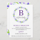 Search for monogram baby shower invitations Party