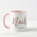 Search for nail artist mugs Pink