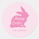 Search for easter bunny name stickers Pink