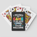 Search for video games playing cards Paused