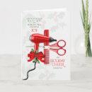 Search for barber christmas cards Hair stylist