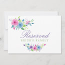Search for reserved wedding signs Blue