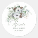 Search for winter flowers stickers Watercolor