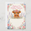 Search for highland cow birthday invitations Rustic