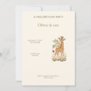 Search for giraffe party invitations Hot air balloon