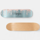 Search for blue glitter skateboards Feminine