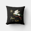 Search for peace on earth christmas cushions Dove