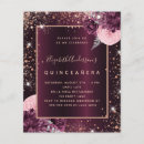 Search for burgundy roses quinceanera invitations Rose gold