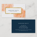 Search for watercolor business cards Feminine