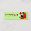 Search for exotic animal business cards Macaw