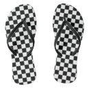 Search for black and white checkered jandals Green