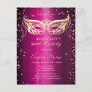 Search for purple gold sweet 16 invitations Violet