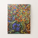 Search for flower vase puzzles Watercolor