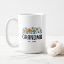 Search for cute floral mugs Grandma