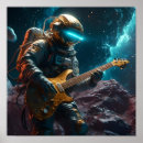 Search for music guitar posters Space