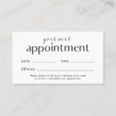 Search for nail appointment cards Modern