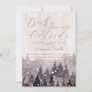 Search for pink woodland baby shower invitations Winter
