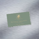 Search for green and gold business cards Leaf