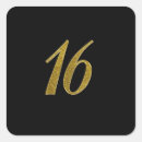 Search for glitter number stickers Gold