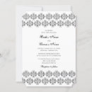 Search for black damask invitations Vintage