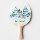 Search for christmas ping pong paddles Snow